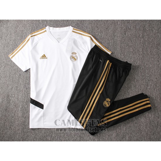 Chandal del Real Madrid Manga Corta 2019-2020 Blanco